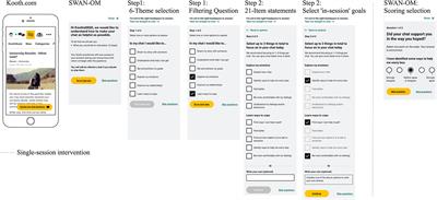 Examining concurrent validity and item selection of the Session Wants and Needs Outcome Measure (SWAN-OM) in a children and young people web-based therapy service